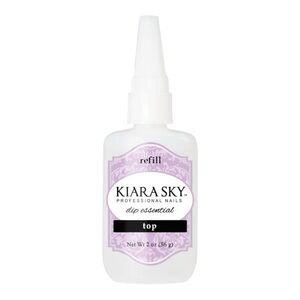 KIARA SKY PROFESSIONAL NAILS DIP ESSENTIAL TOP REFILL 2 OZ. - BRAND NEW